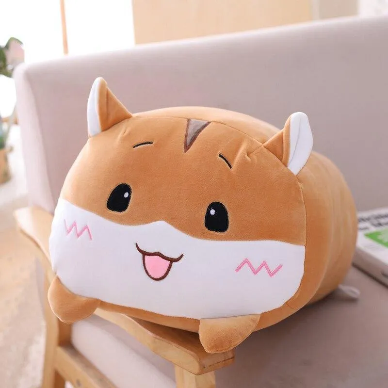 Kawaii 9 Stile Tier Katze Hirsch Hamster Elefant Plüschtier Weiche Cartoon Panda Schwein Bär Dinosaurier Gefüllte Puppe Cartoon Kissen Geschenk