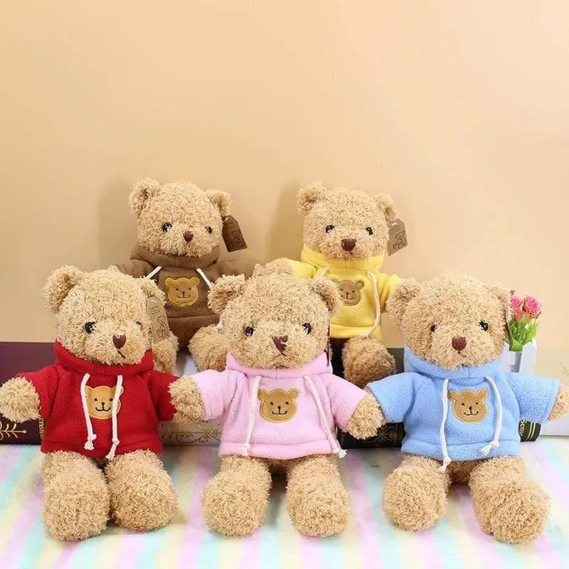 Schöne weiche Teddybär Plüschtier Kuscheltiere begleiten Spielzeug Playmate Puppe PP Baumwolle Kitds Spielzeug Weihnachten Geburtstagsgeschenke