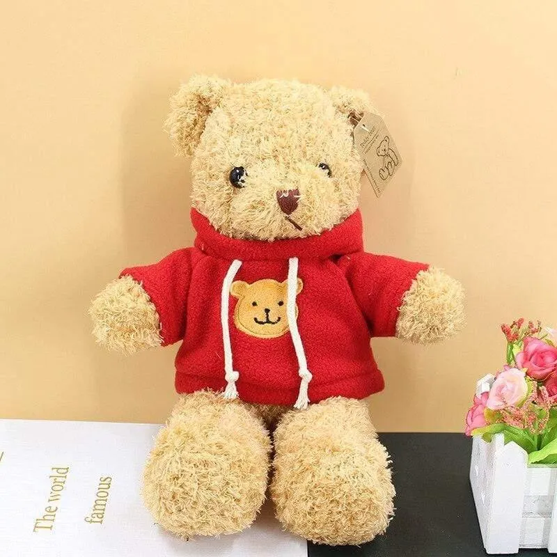 Schöne weiche Teddybär Plüschtier Kuscheltiere begleiten Spielzeug Playmate Puppe PP Baumwolle Kitds Spielzeug Weihnachten Geburtstagsgeschenke