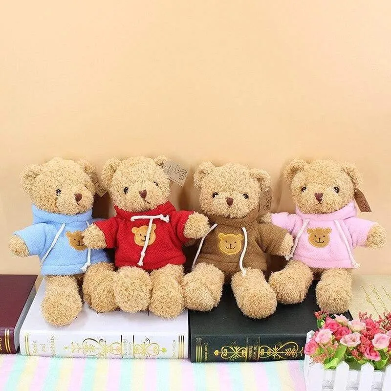 Schöne weiche Teddybär Plüschtier Kuscheltiere begleiten Spielzeug Playmate Puppe PP Baumwolle Kitds Spielzeug Weihnachten Geburtstagsgeschenke