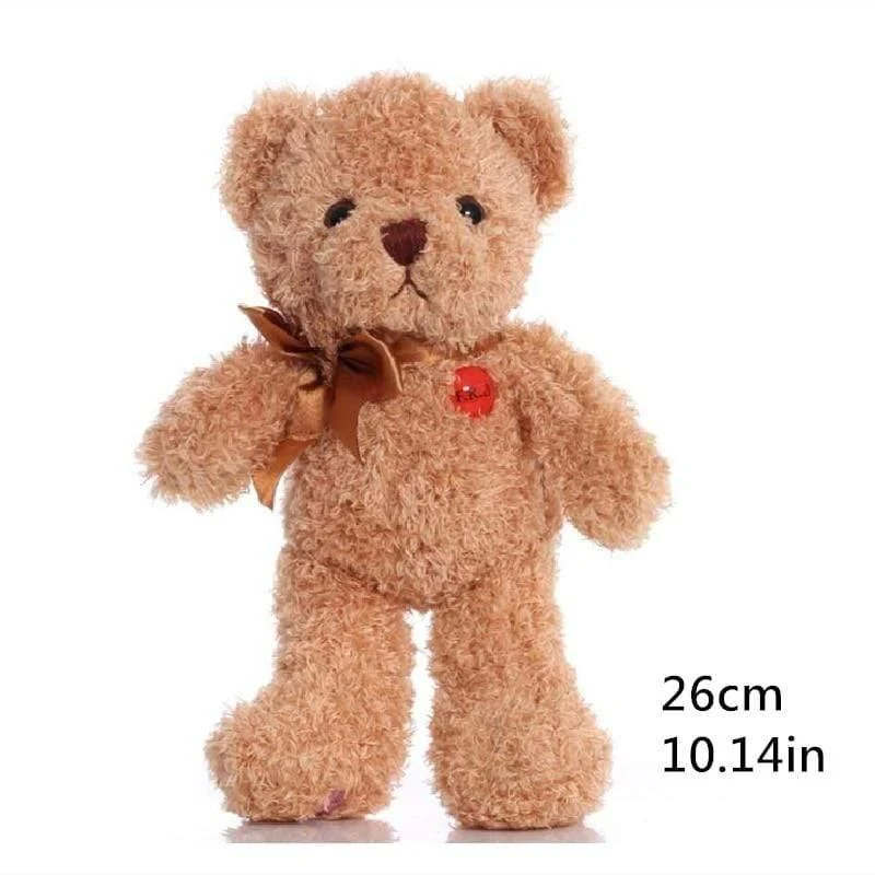 Schöne weiche Teddybär Plüschtier Kuscheltiere begleiten Spielzeug Playmate Puppe PP Baumwolle Kitds Spielzeug Weihnachten Geburtstagsgeschenke