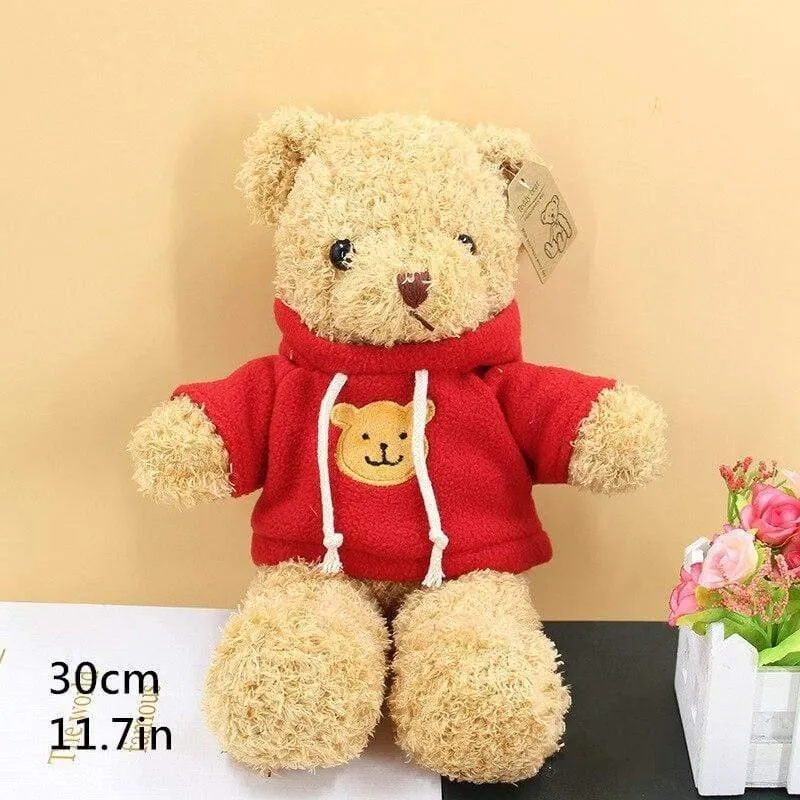 Schöne weiche Teddybär Plüschtier Kuscheltiere begleiten Spielzeug Playmate Puppe PP Baumwolle Kitds Spielzeug Weihnachten Geburtstagsgeschenke