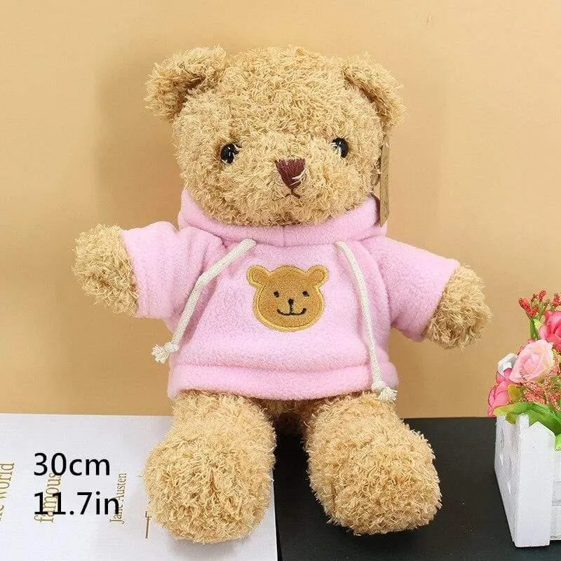 Schöne weiche Teddybär Plüschtier Kuscheltiere begleiten Spielzeug Playmate Puppe PP Baumwolle Kitds Spielzeug Weihnachten Geburtstagsgeschenke