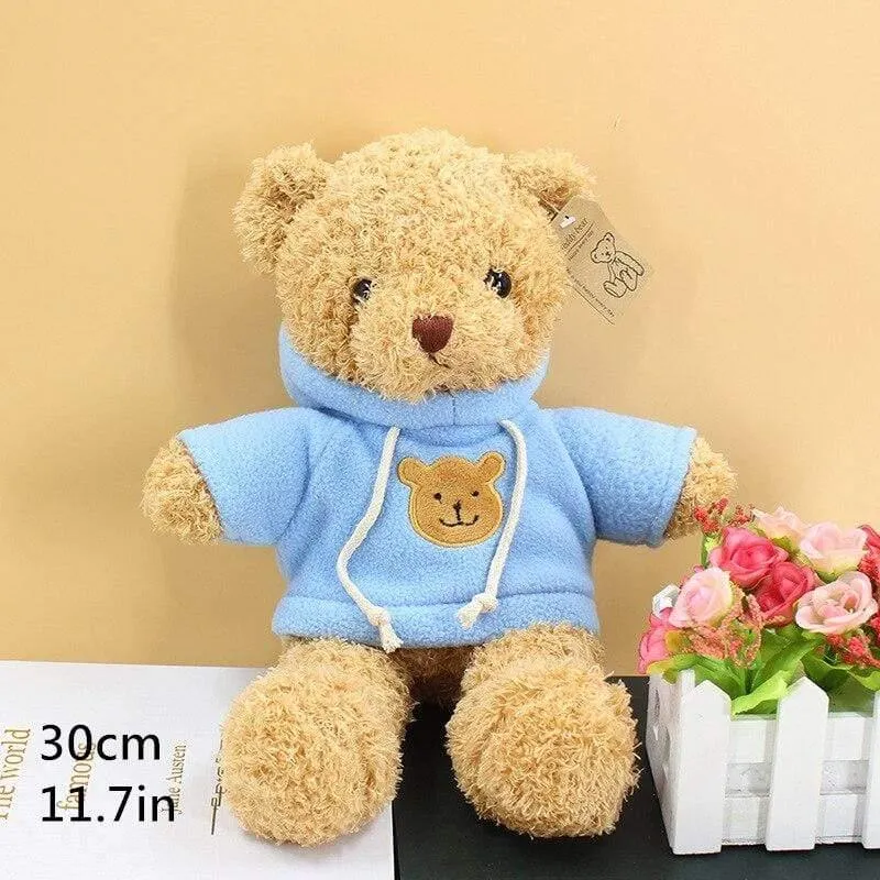 Schöne weiche Teddybär Plüschtier Kuscheltiere begleiten Spielzeug Playmate Puppe PP Baumwolle Kitds Spielzeug Weihnachten Geburtstagsgeschenke