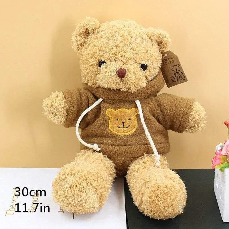 Schöne weiche Teddybär Plüschtier Kuscheltiere begleiten Spielzeug Playmate Puppe PP Baumwolle Kitds Spielzeug Weihnachten Geburtstagsgeschenke