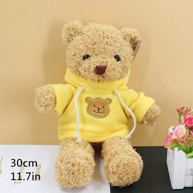 Schöne weiche Teddybär Plüschtier Kuscheltiere begleiten Spielzeug Playmate Puppe PP Baumwolle Kitds Spielzeug Weihnachten Geburtstagsgeschenke