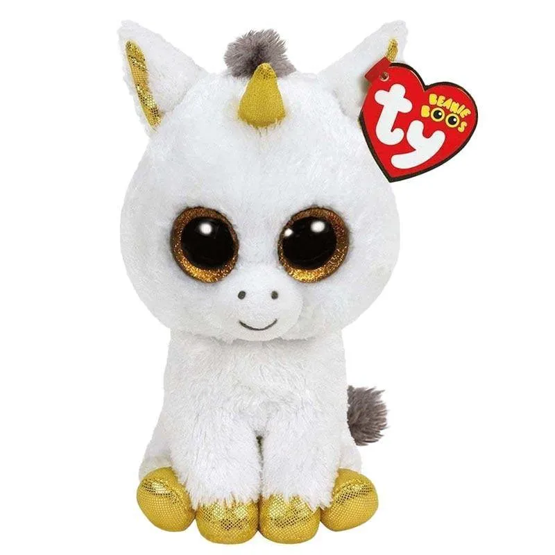 Ty Stuffed & Plüschtiere White Unicorn Toy Doll 6 "15cm