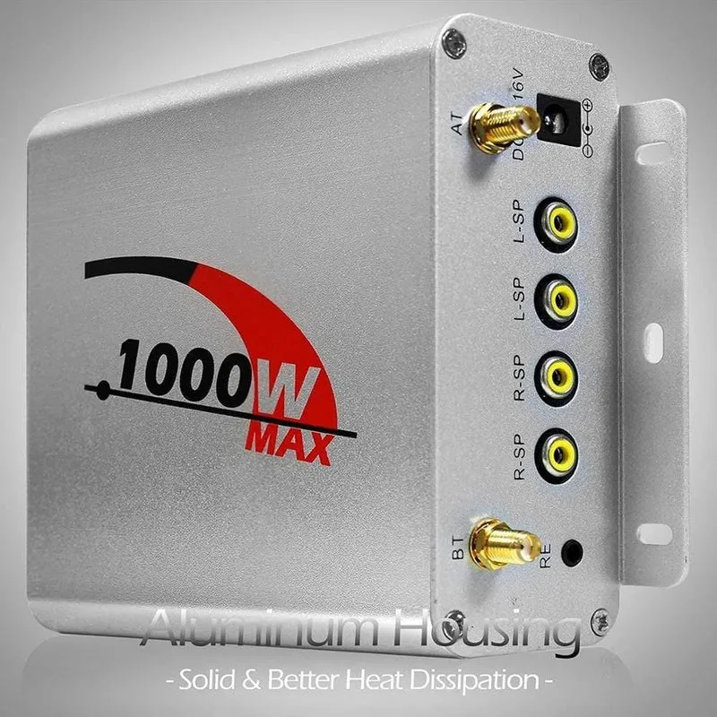 1000W Motorrad Audio 4 Kanal Verstärker Stereo Bluetooth Lautsprecher Mit MP3 FM Radio USB SD Karte Für ATV / UTV / Boot / Marine