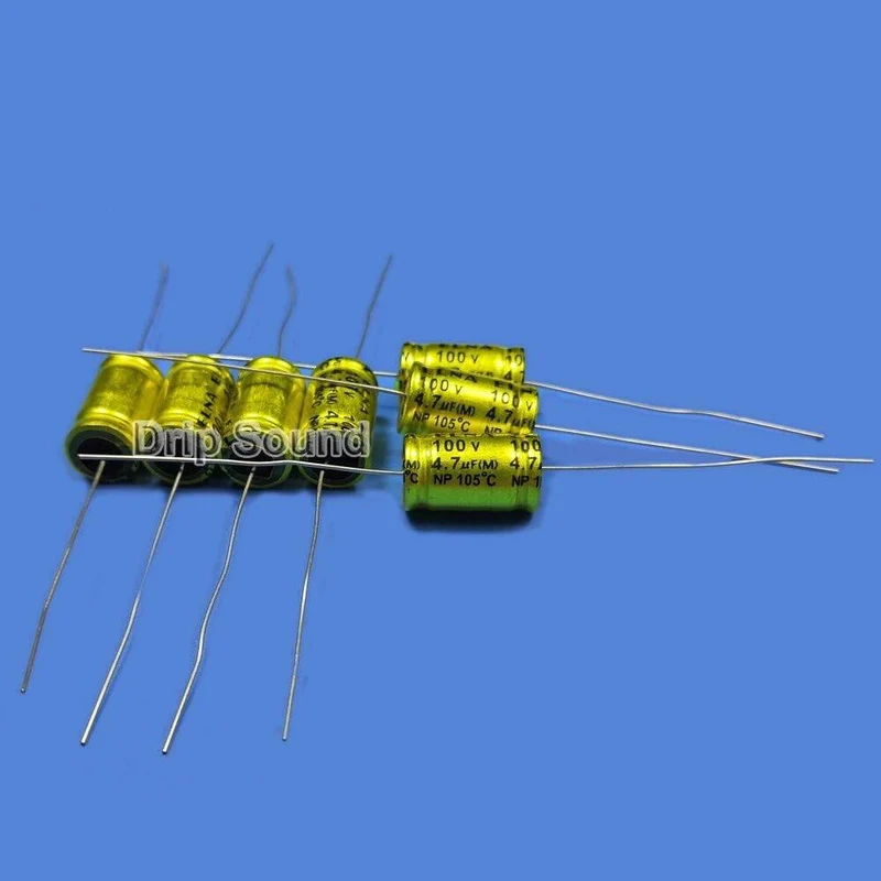 2 Stück 2.2 uF-6.8 uF 100 V Autotöner Audio-Lautsprecher Frequenzteiler Frequenzweiche Nichtpolaritäts-Elektrolytkondensator