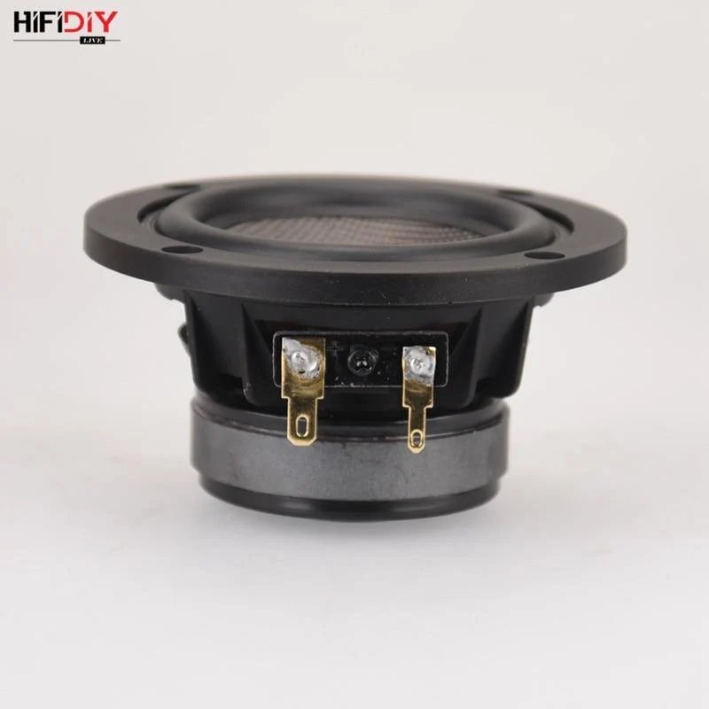 HIFIDIY LIVE Hifi 3.7 Zoll 93 mm Vollfrequenz-Lautsprechereinheit 4 OHM 30 W High Alto Bass-Lautsprecher P3-93 Titan-Kohlefaser