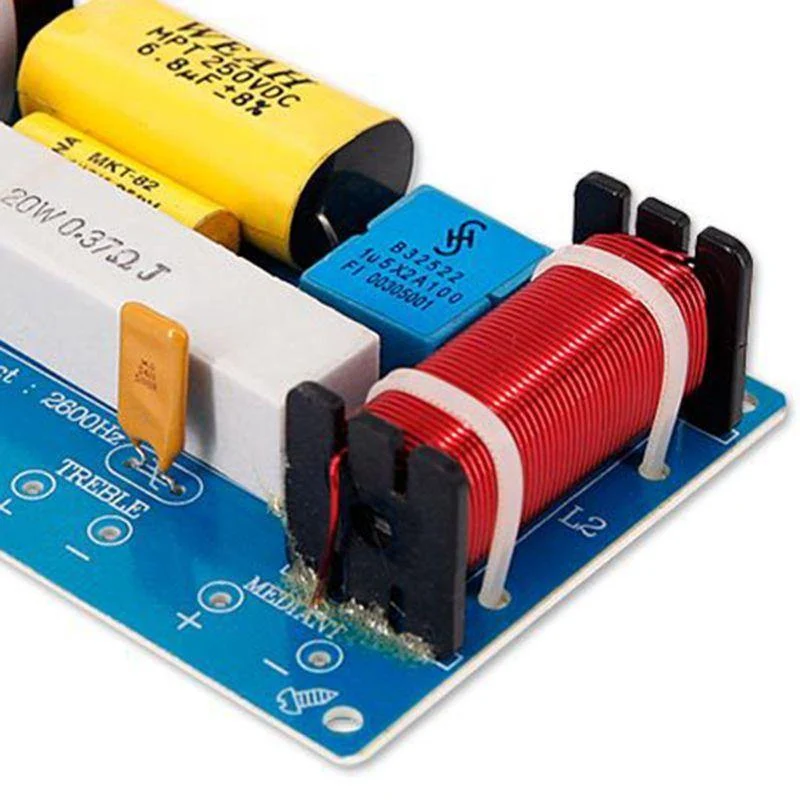 WEAH-338 3-Wege-120-W-Lautsprecher-Audio-Frequenzteiler-Lautsprecher-Crossover-Filter