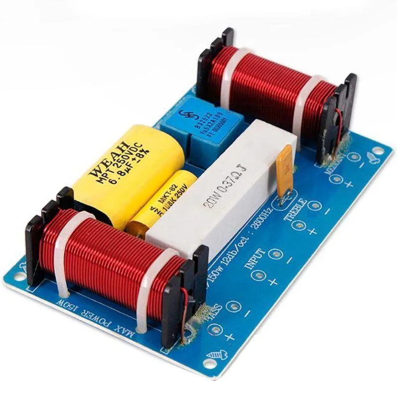 WEAH-338 3-Wege-120-W-Lautsprecher-Audio-Frequenzteiler-Lautsprecher-Crossover-Filter