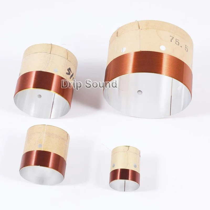 2 stücke 25.5/35.5/38.5/49.5/51.5/65.5/75.5mm Core Bass Schwingspule ASV Weiß Aluminium Woofer Sound Stick Lautsprecher Reparatur Teile