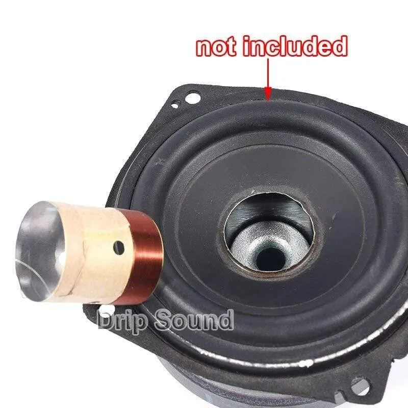 2 stücke 25.5/35.5/38.5/49.5/51.5/65.5/75.5mm Core Bass Schwingspule ASV Weiß Aluminium Woofer Sound Stick Lautsprecher Reparatur Teile
