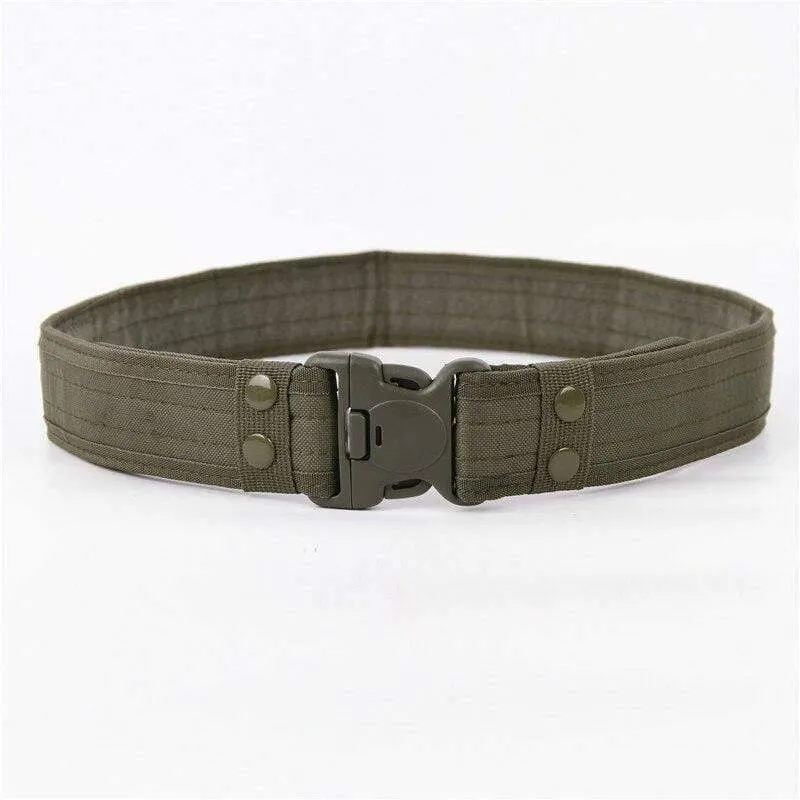 Mens Tactical Belt Militärischer Nylongürtel Multifunktionaler Trainingsgürtel für den Außenbereich Hochwertiger Tarngürtel