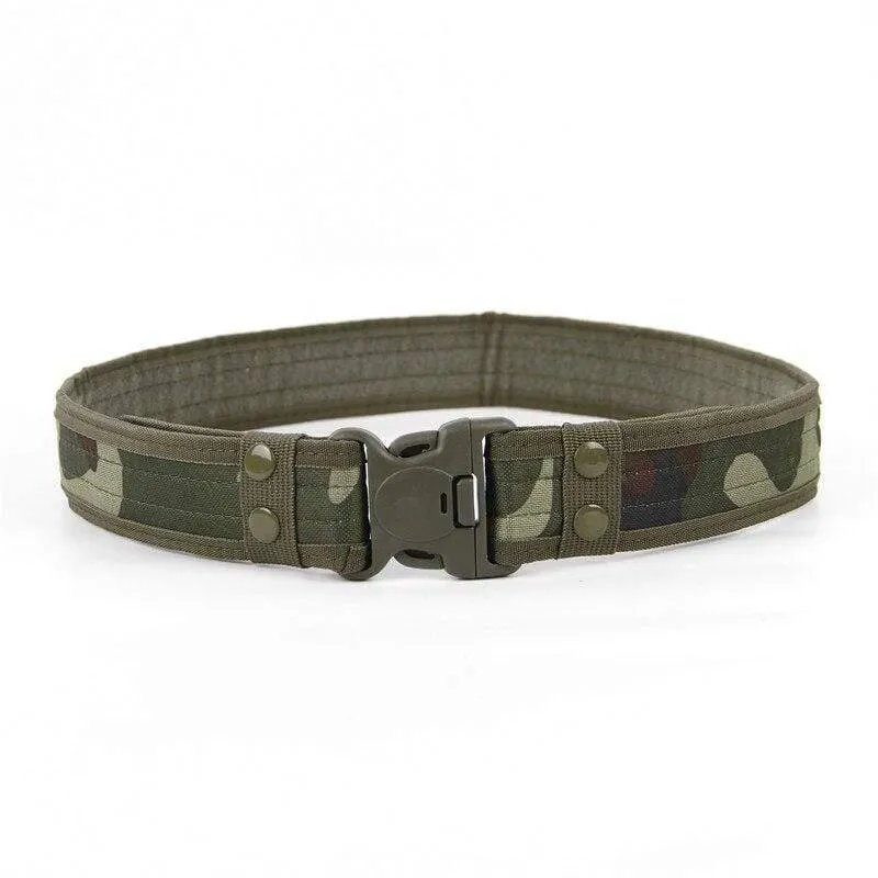 Mens Tactical Belt Militärischer Nylongürtel Multifunktionaler Trainingsgürtel für den Außenbereich Hochwertiger Tarngürtel