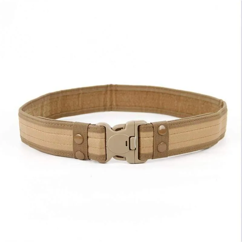 Mens Tactical Belt Militärischer Nylongürtel Multifunktionaler Trainingsgürtel für den Außenbereich Hochwertiger Tarngürtel