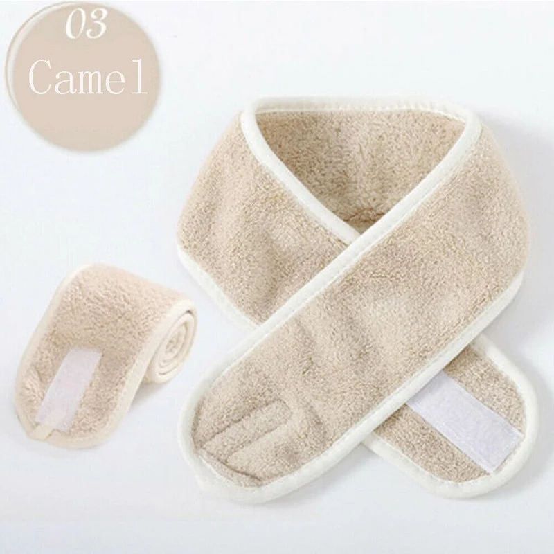 1PC Frauen verstellbare Make-up Stirnbänder Wickeln Tiara Turban Gesicht waschen Bad Salon SPA Klett-Haarband für Frauen Zubehör
