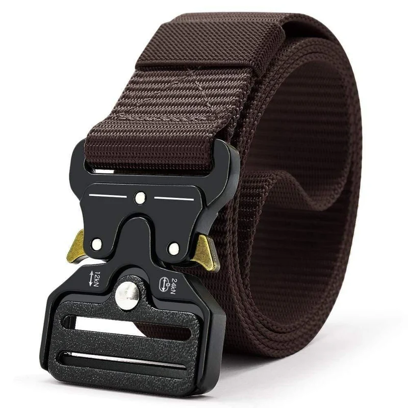 Taktischer Gürtel Nylon-Armeegürtel Neue Herren-Militär-Multifunktionsschnalle Outdoor-Sporthakengürtel 125/135 cm breit 3.8 cm