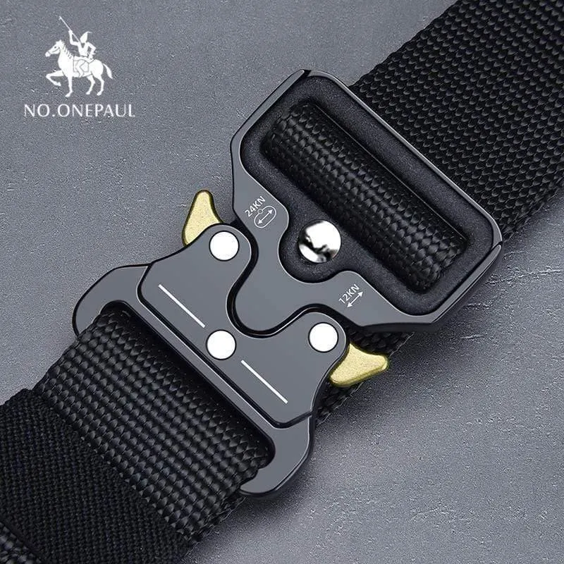 Taktische Gürtel Militär Hohe Qualität Nylon männer Trainings Gürtel Metall Multifunktionale Schnalle Outdoor Sport Haken Neue