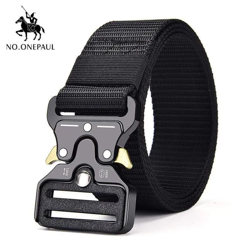 Taktische Gürtel Militär Hohe Qualität Nylon männer Trainings Gürtel Metall Multifunktionale Schnalle Outdoor Sport Haken Neue