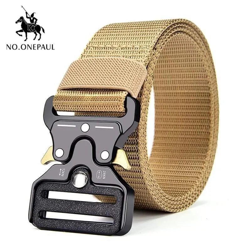 Taktische Gürtel Militär Hohe Qualität Nylon männer Trainings Gürtel Metall Multifunktionale Schnalle Outdoor Sport Haken Neue