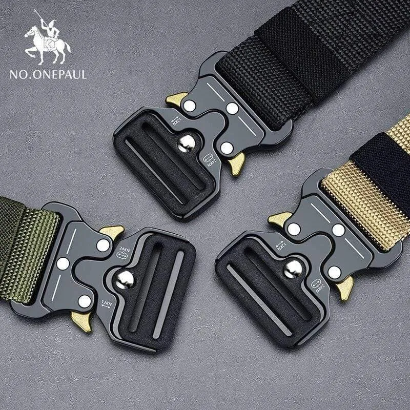 Taktische Gürtel Militär Hohe Qualität Nylon männer Trainings Gürtel Metall Multifunktionale Schnalle Outdoor Sport Haken Neue