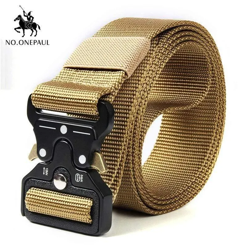 Taktische Gürtel Militär Hohe Qualität Nylon männer Trainings Gürtel Metall Multifunktionale Schnalle Outdoor Sport Haken Neue