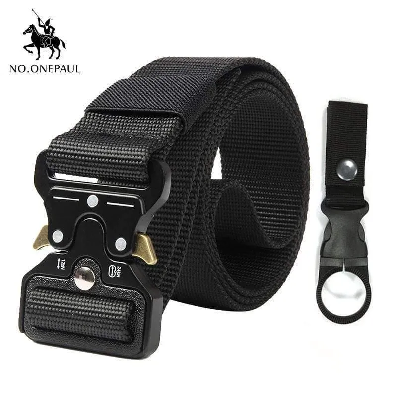Taktische Gürtel Militär Hohe Qualität Nylon männer Trainings Gürtel Metall Multifunktionale Schnalle Outdoor Sport Haken Neue