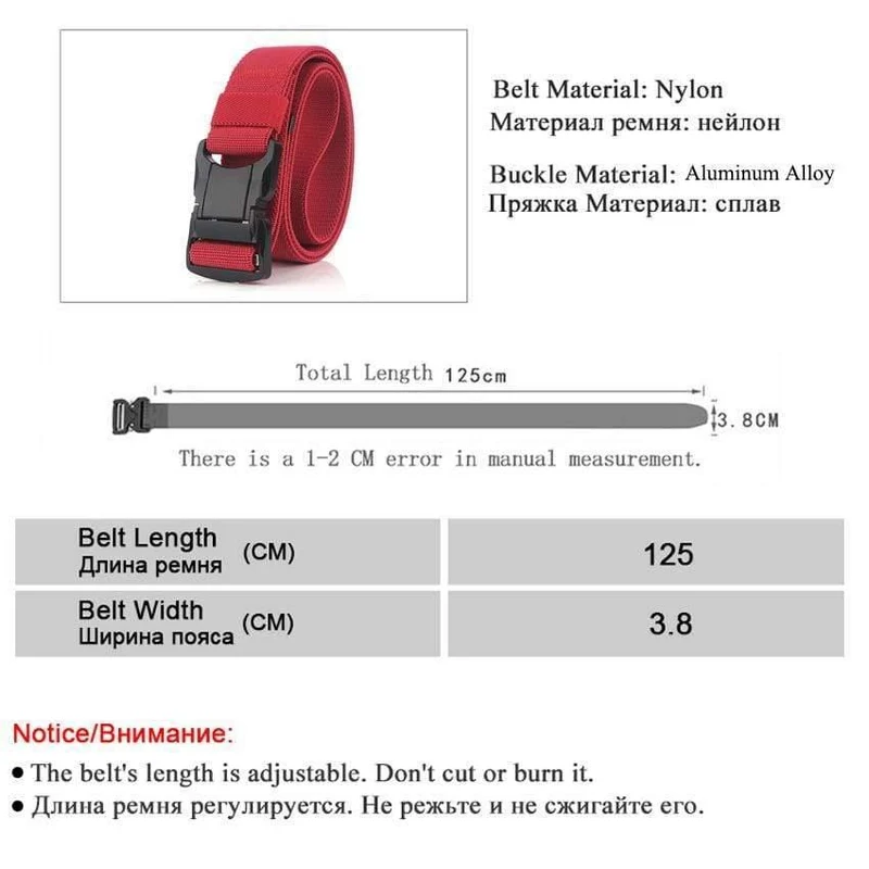 Elastischer Gürtel Männer Aluminiumlegierung Schwarz Steckbare Schnalle Taktische Gürtel Atmungsaktiver Bequemer Nylon Männlicher Jeansgürtel Hohe Qualität