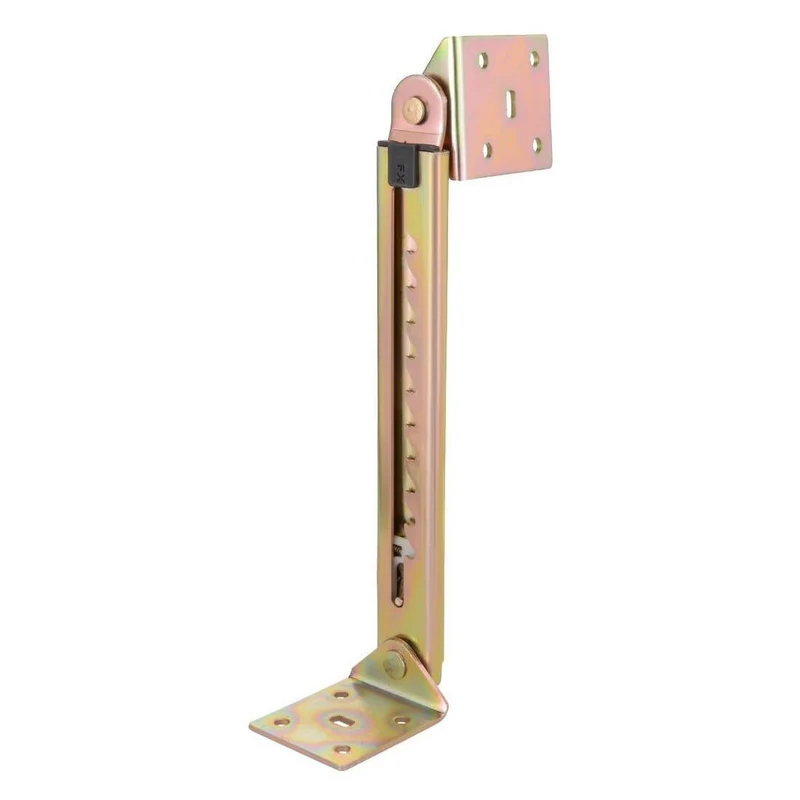 1 Paar Winkelhebestange für Schreibtisch, 10 Gänge, Einstellscharnier, Winkelscharnier mit Halterung, Schranktürlift, pneumatische Unterstützungs-Hardware