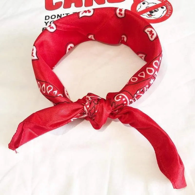 Frauen Kaninchen Ohr Druck Stirnbänder Retro Haar Zubehör geknotete Turban Bandage Bandanas Haarband Kopfwickel Haarbänder