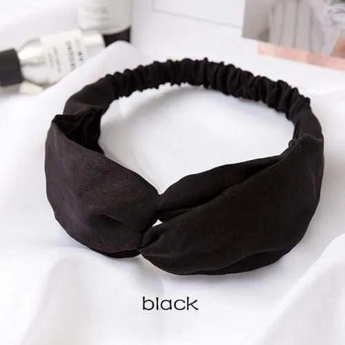Frauen Mädchen Haar Mode Knoten Stirnband Turban Kopfwickel Geflecht Haarband Twist Wildleder Elastisches Kopfband Bandage Haarschmuck