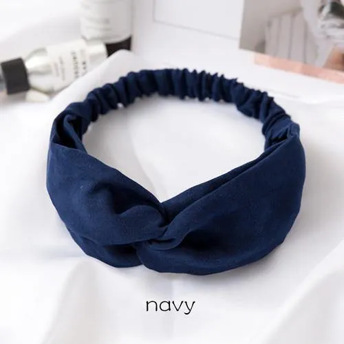 Frauen Mädchen Haar Mode Knoten Stirnband Turban Kopfwickel Geflecht Haarband Twist Wildleder Elastisches Kopfband Bandage Haarschmuck