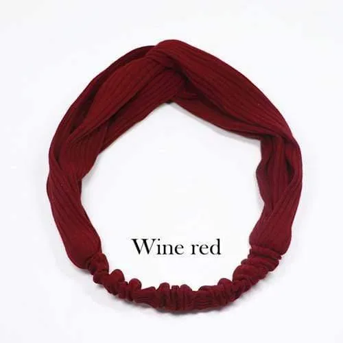 Frauen Mädchen Haar Mode Knoten Stirnband Turban Kopfwickel Geflecht Haarband Twist Wildleder Elastisches Kopfband Bandage Haarschmuck