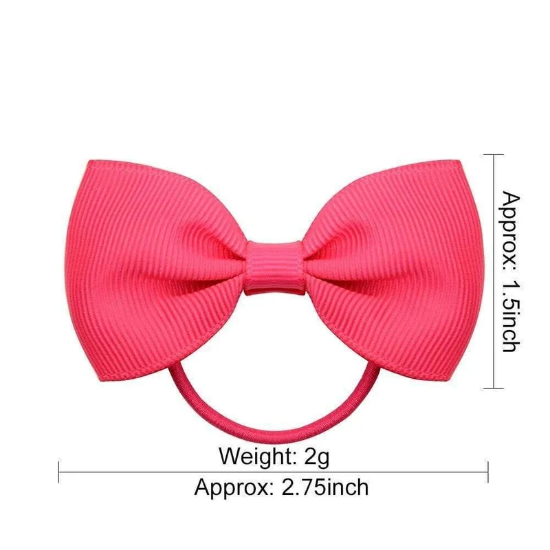 1 Stück Rainbow Solid Hair Band für Babys Elastic Rope Handmade Gummiband Pferdeschwanzhalter Stirnband Haarschmuck 023