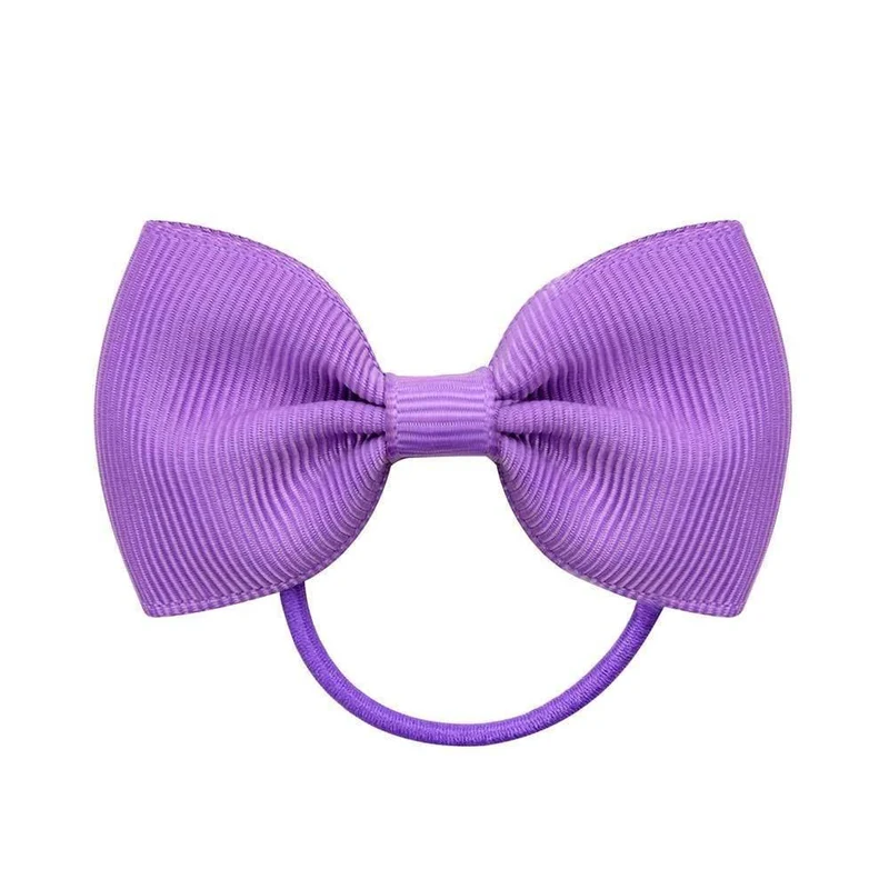 1 Stück Rainbow Solid Hair Band für Babys Elastic Rope Handmade Gummiband Pferdeschwanzhalter Stirnband Haarschmuck 023