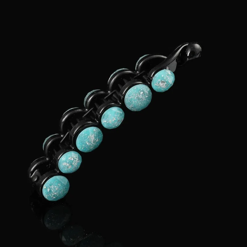 Molans Pearls Solid Banana Haarspangen in Damen-Haar-Accessoires, Pferdeschwanz-Haarspangen, elegante Haarklammern, Haarnadeln