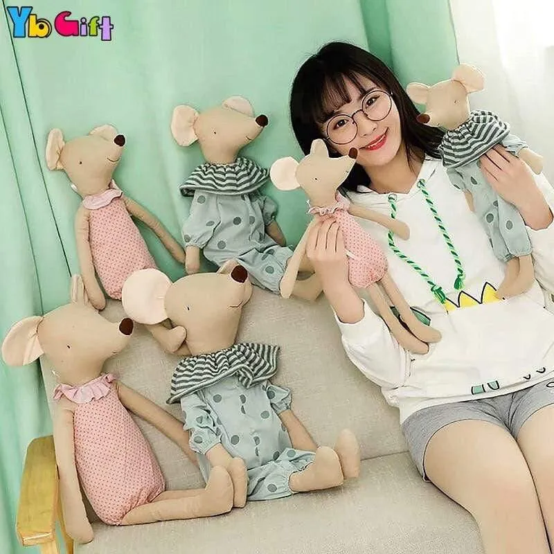 Kawaii Plüschtiere Liebesmäuse Maus Plüschtiere für Kinder Weiche Angefüllte Babypuppe Mädchen Spielzeug Süßes Geburtstagsgeschenk Fotografie Puppe