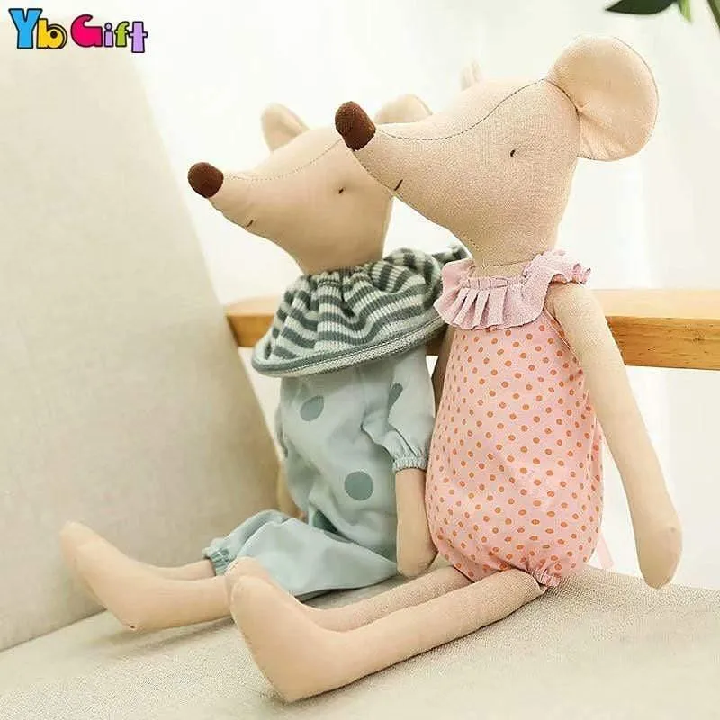 Kawaii Plüschtiere Liebesmäuse Maus Plüschtiere für Kinder Weiche Angefüllte Babypuppe Mädchen Spielzeug Süßes Geburtstagsgeschenk Fotografie Puppe