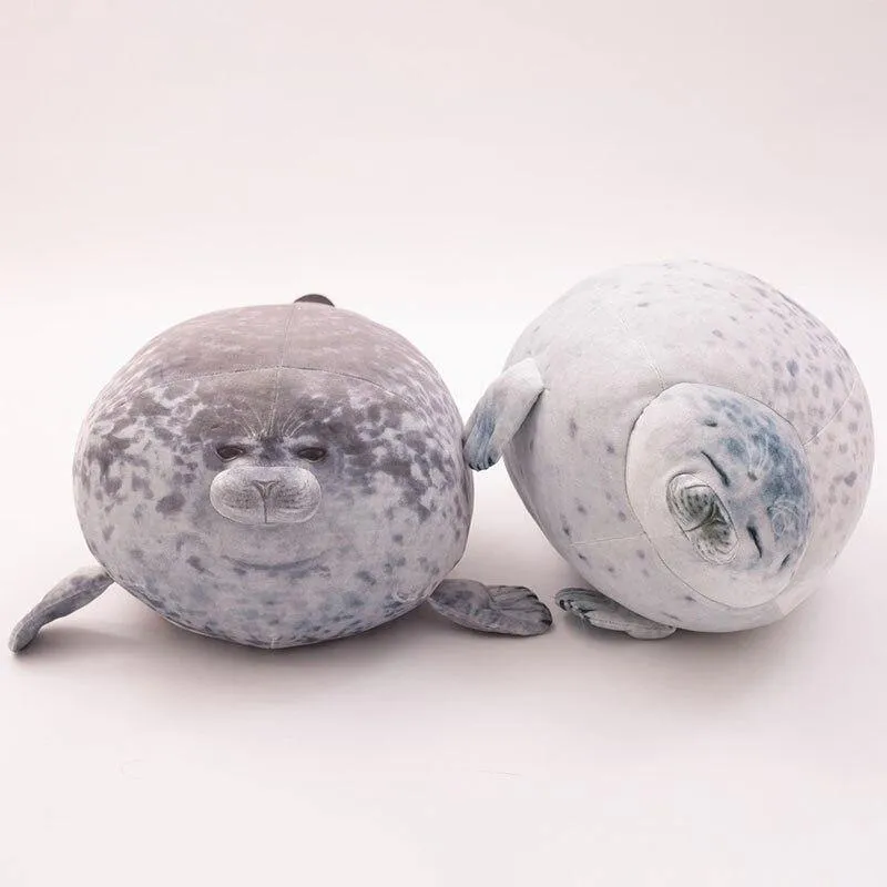 30 cm, 40 cm, 60 cm, niedliches Seehund-Plüschtier, lebensechte gefüllte Meereslebewesen, weiche Puppe, Simulations-Siegelkissen, Kinderspielzeug, Geburtstagsgeschenk