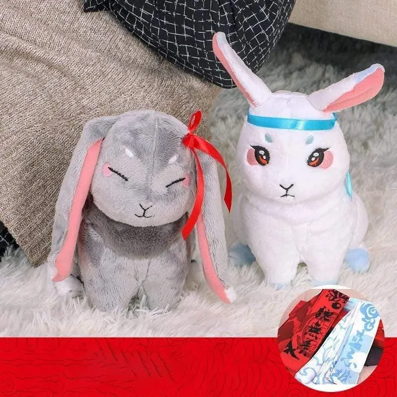 Mo Dao Zu Shi Plüschpuppe Peluche Kawaii Kaninchen Stofftier Wei Wu Xian Lan Wang Ji Haustier Spielzeug Für Kinder Geburtstagsgeschenke Plüschtier