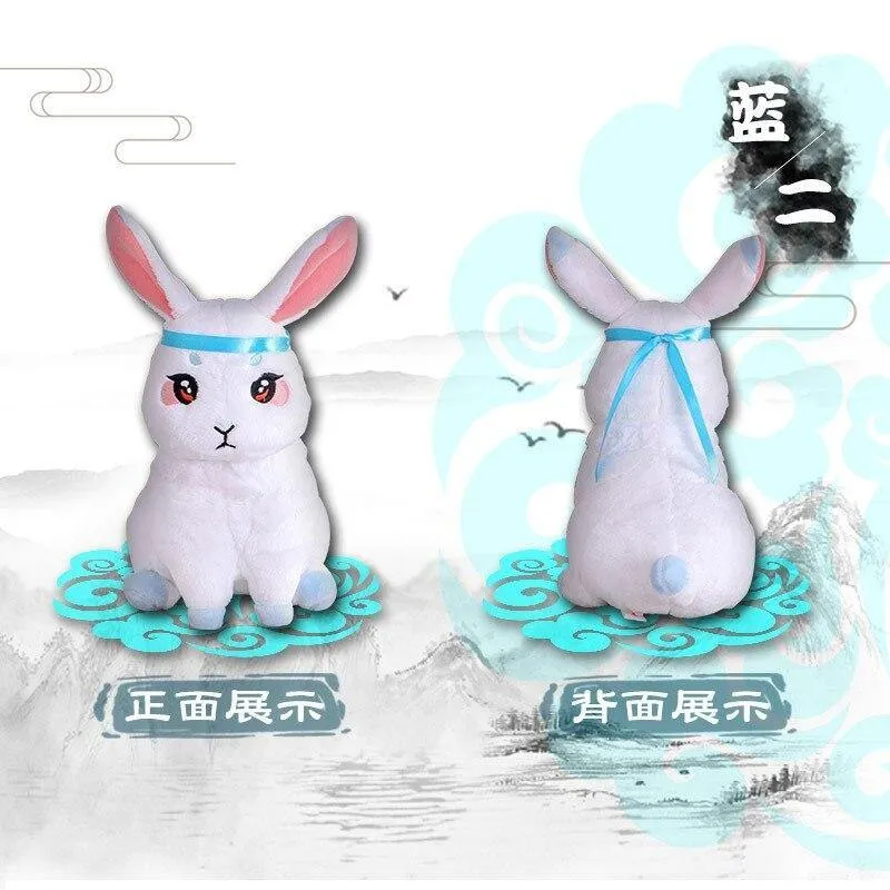 Mo Dao Zu Shi Plüschpuppe Peluche Kawaii Kaninchen Stofftier Wei Wu Xian Lan Wang Ji Haustier Spielzeug Für Kinder Geburtstagsgeschenke Plüschtier