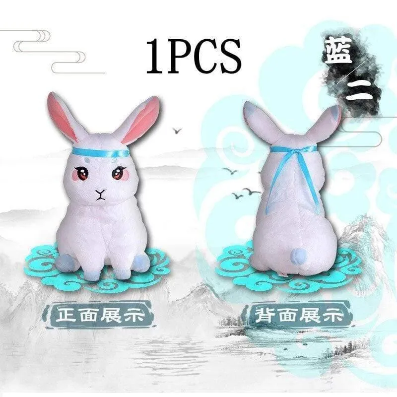 Mo Dao Zu Shi Plüschpuppe Peluche Kawaii Kaninchen Stofftier Wei Wu Xian Lan Wang Ji Haustier Spielzeug Für Kinder Geburtstagsgeschenke Plüschtier