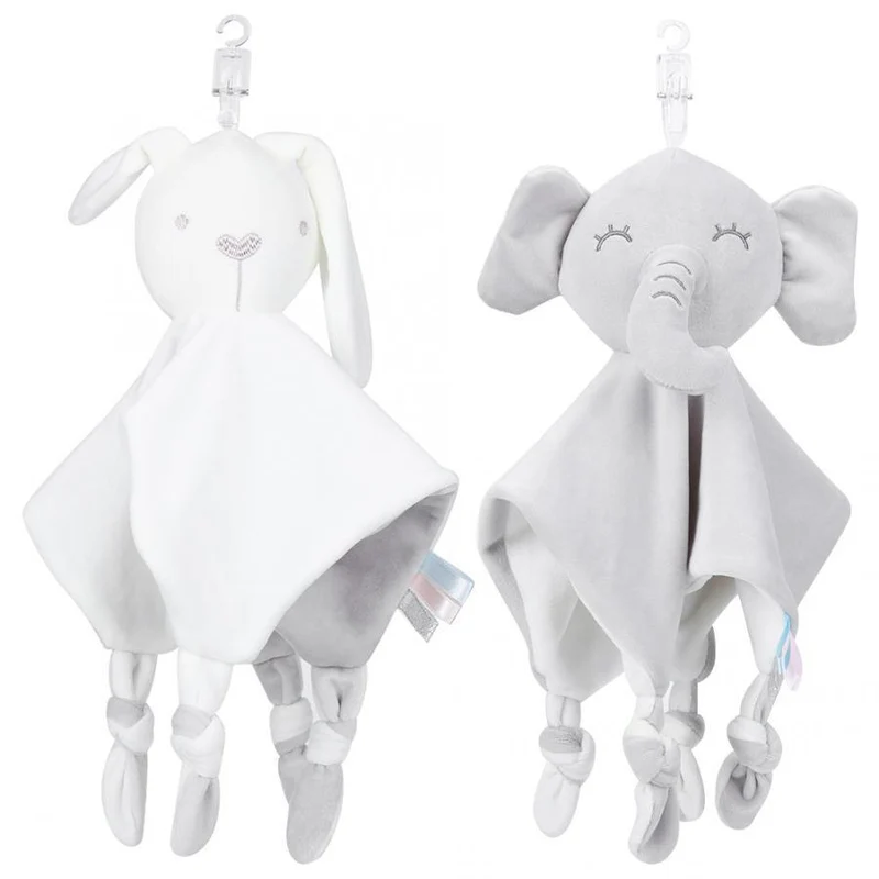 Stofftierspielzeug für Babys, beruhigendes und beschwichtigendes Handtuch, weiches Plüsch, beruhigendes Spielzeug, beruhigendes Handtuch, beruhigendes Handtuch, Baby-Schlafspielzeug, Plüschtier