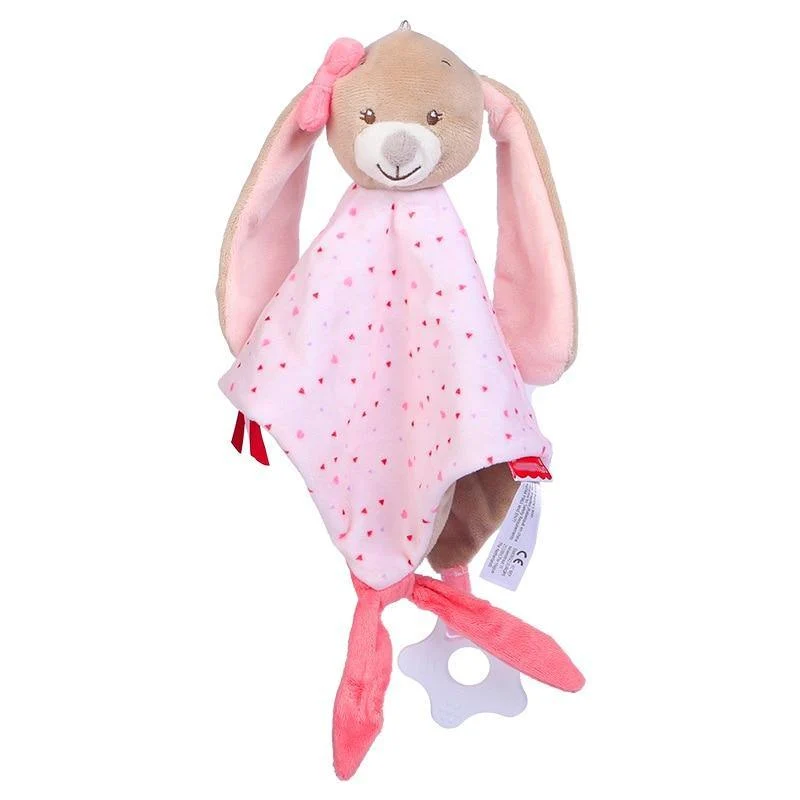 Stofftierspielzeug für Babys, beruhigendes und beschwichtigendes Handtuch, weiches Plüsch, beruhigendes Spielzeug, beruhigendes Handtuch, beruhigendes Handtuch, Baby-Schlafspielzeug, Plüschtier
