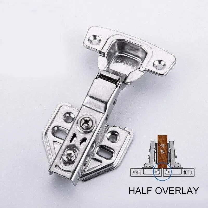 1 Stück Scharnier Edelstahl Tür Hydraulische Scharniere Dämpfer Puffer Soft Close Für Schranktür Schrank Möbel Hardware
