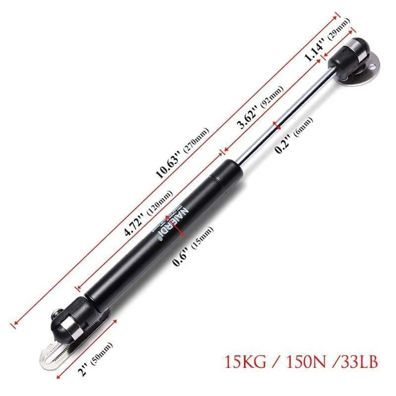Gasdruckfeder, Kupferkraft, Türliftunterstützung, Gashydraulikfederscharnier, Schranktür, Küchenschrankscharnier, 6 kg/10 kg/15 kg