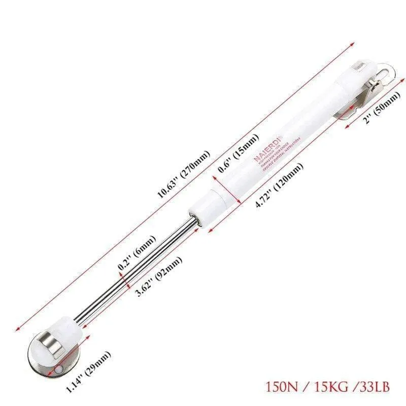 Gasdruckfeder, Kupferkraft, Türliftunterstützung, Gashydraulikfederscharnier, Schranktür, Küchenschrankscharnier, 6 kg/10 kg/15 kg