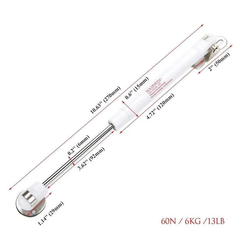 Gasdruckfeder, Kupferkraft, Türliftunterstützung, Gashydraulikfederscharnier, Schranktür, Küchenschrankscharnier, 6 kg/10 kg/15 kg